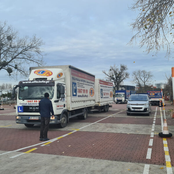 Szkolenie na placu kat CE