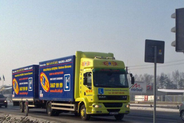 zestaw egzaminacyjny Kat EdoC z przyczepa Tandem zestaw egzaminacyjny Kat EdoC z przyczepa Tandem